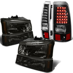 03-07 SILVERADO SMOKED CRYSTAL HEADLIGHT+BUMP