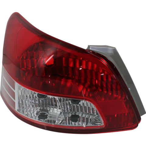 Halogen Tail Light For 2007-12 Toyota Yaris Base Sedan Left Clear/Red Lens CAPA