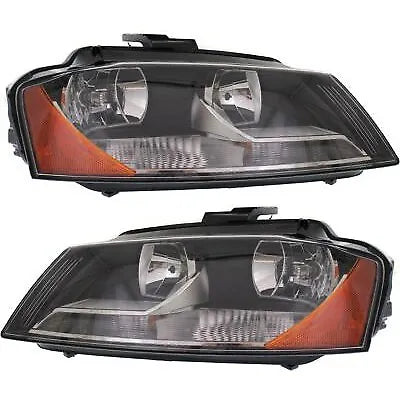 Headlight For 2010-13 Audi A3 TDI 2009-2013 A3 Quattro Left and Right With Bulb