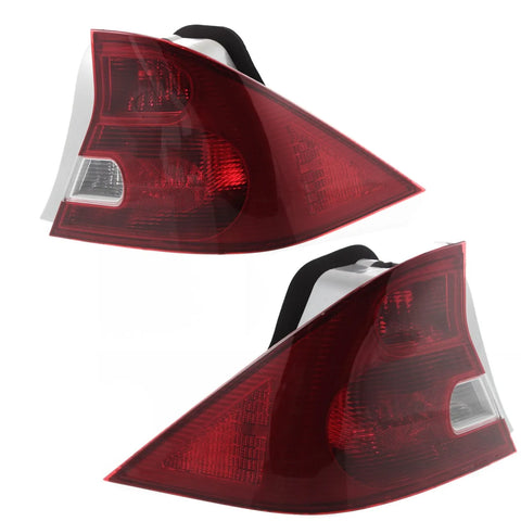 Set of 2 Tail Light For 01-2003 Honda Civic HX Coupe LH & RH w/ Bulb(s)