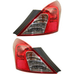 Set of 2 Tail Light For 2012-2013 Nissan Versa 1.6 S LH & RH w/ Bulb(s)