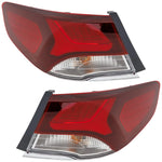 Tail Light Set For 2018-2019 Hyundai Sonata Driver Passenger Outer w/ bulbs LED