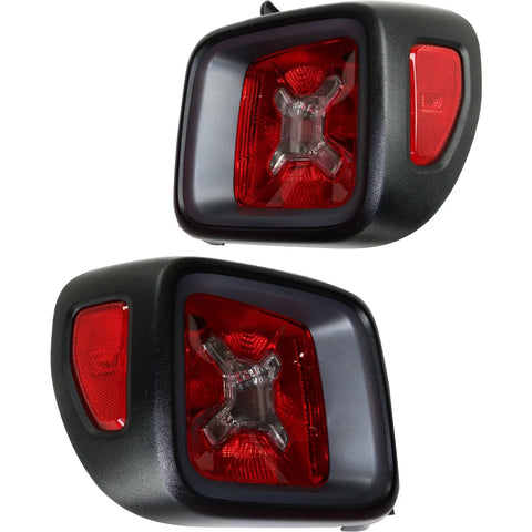 Tail Light For 2015-2016 Jeep Renegade Set of 2 Driver and Passenger Side