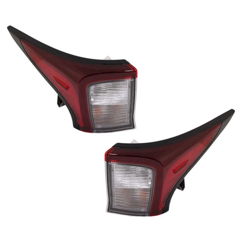 Tail Light Set For 2019-2021 Toyota Prius Driver Passenger Outer With bulbs LED