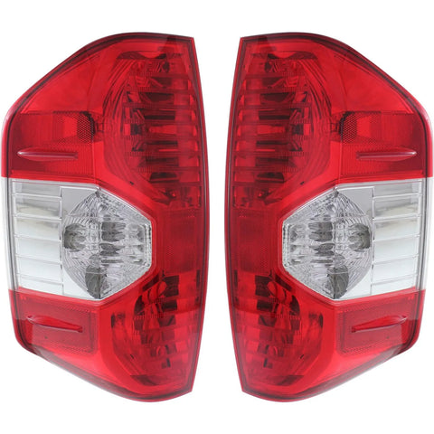 Set of 2 Tail Light For 2014-2015 Toyota Tundra SR LH & RH w/ Bulb CAPA