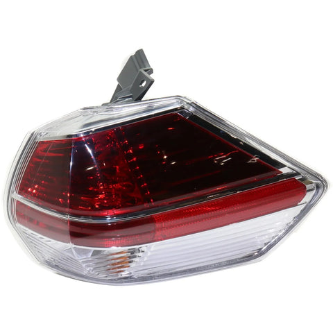 Tail Light For 2014-2016 Nissan Rogue Right Outer Halogen With Bulb CAPA