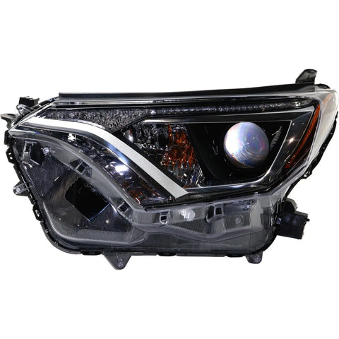 Headlight For 2016 2017 2018 Toyota RAV4 USA Built Left With Bulb and DRL