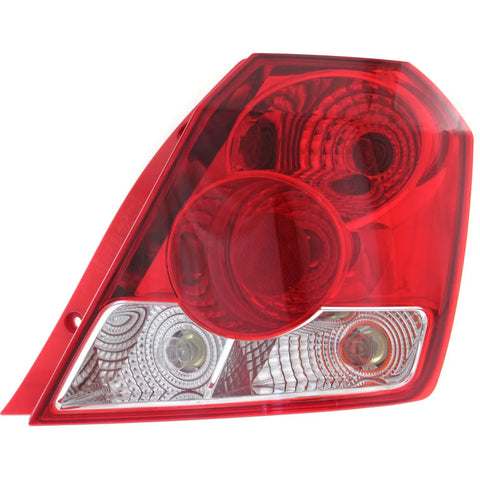 Halogen Tail Light For 2004-2007 Chevrolet Aveo Hatchback Right Red Lens w/Bulbs