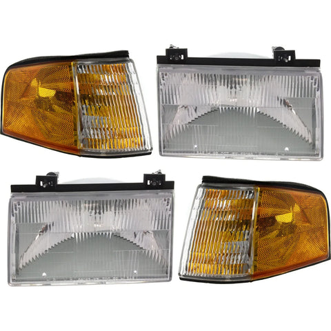 New Auto Light Kit Driver & Passenger Side LH RH Ford Tempo Mercury Topaz 92-94