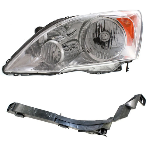 Headlight Kit For 2007-2011 Honda CR-V Driver Side Clear Lens Halogen
