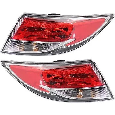 Bulb Type Taillight Taillamp Outer Pair Set for 09-13 Mazda 6 NEW
