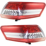 Set of 2 Tail Light For 2010-2011 Toyota Camry SE LH & RH Outer w/ Bulb