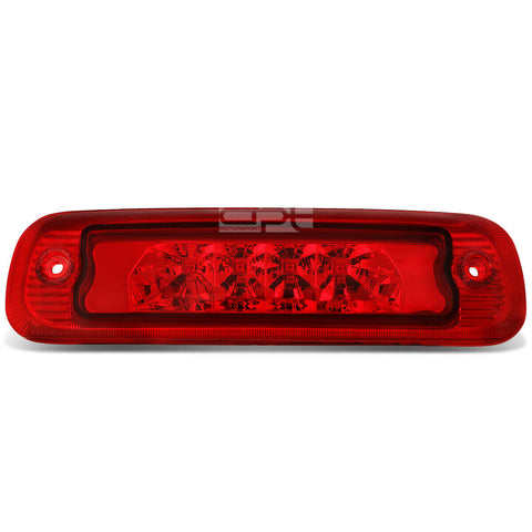97-01 Jeep Cherokee Red Housing Rear Third 3rd Tail Brake LED Light Lamp