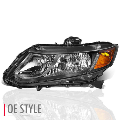 12-15 HONDA CIVIC OE STYLE FRONT DRIVING HEADLIGHT HEADLAMP LEFT HO2502144