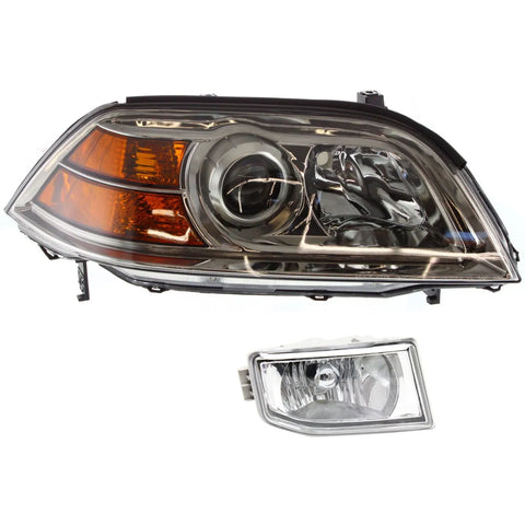 Headlight Kit For 2004-2006 Acura MDX Passenger Side