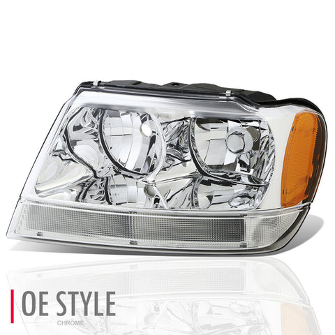 99-04 Jeep Grand Cherokee WJ OE Style Front Headlight Lamp Left CH2502120