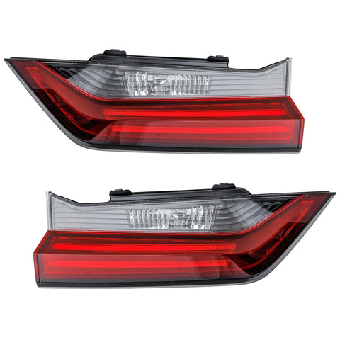 Tail Light Set For 2020-2022 Honda CR-V Left and Right Inner Clear/Red LED