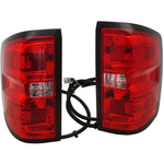 Tail Lights For 2016-2018 Silverado 1500/16-19 2500 HD LH/RH Assy Halogen CAPA
