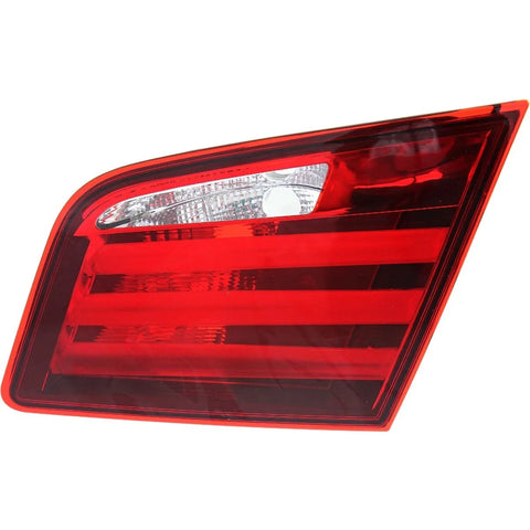 Halogen Tail Light For 2011-2013 BMW 528i Right Inner Clear & Red Lens
