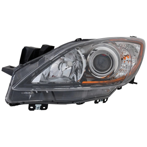 Halogen Headlight Driver Side Left LH For 2010 2011 2012 2013 Mazda 3