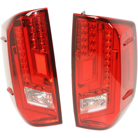 Tail Light For 2014-2016 Toyota Tundra Set of 2 Driver and Passenger Side