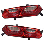 Tail Light Set For 2014-2019 Chevrolet Corvette Left and Right Clear/Red LED