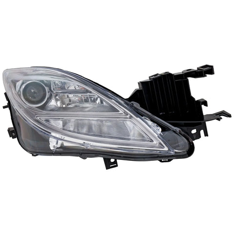 Headlight For 2009-2010 Mazda 6 Right Clear Lens Halogen CAPA