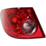 Tail Light For 2005-2008 Toyota Corolla Driver Side Outer