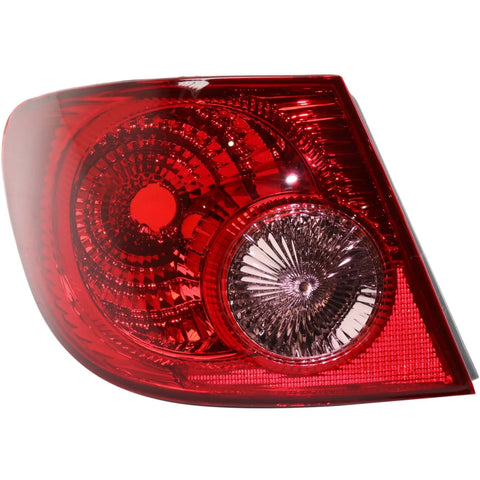 Tail Light For 2005-2008 Toyota Corolla Driver Side Outer