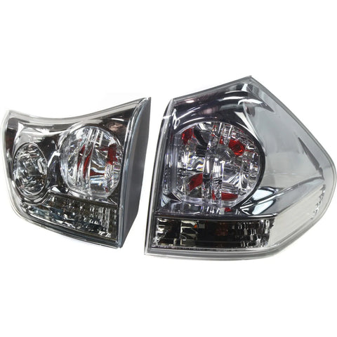 Tail Light Set For 2004-2006 Lexus RX330 07-09 RX350 RH Inner Outer Clear Lens