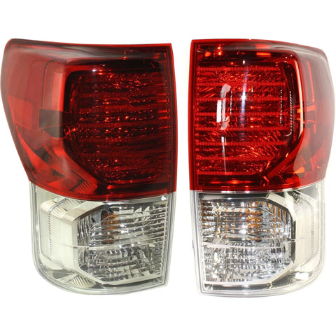 Set of 2 Tail Light For 2010-2013 Toyota Tundra LH & RH w/ Bulb(s)
