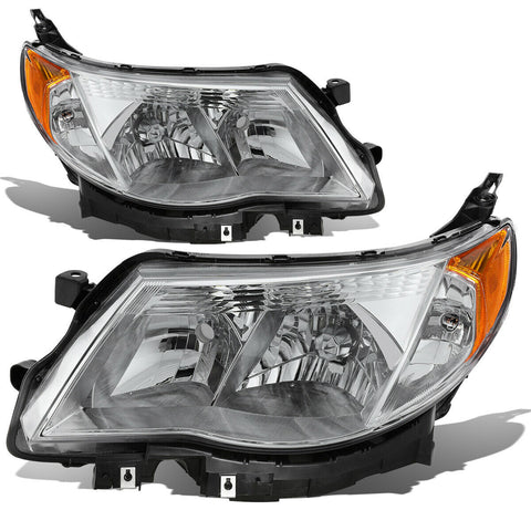 09-13 Subaru ester Chrome Housing Amber Side Front Driving Headlight/Lamp