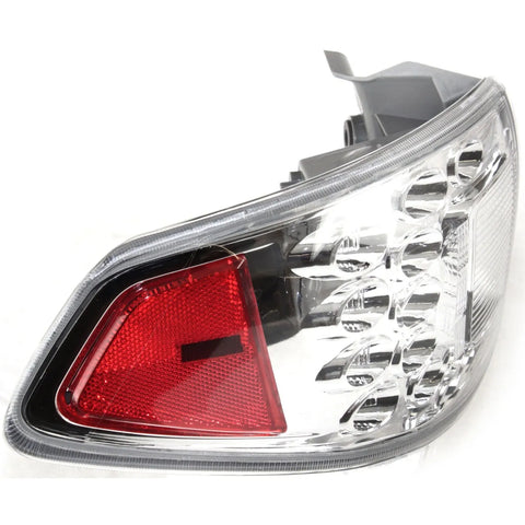 Halogen Tail Light For 2008-2014 Subaru Impreza Wagon Left Outer Clear/Red Lens