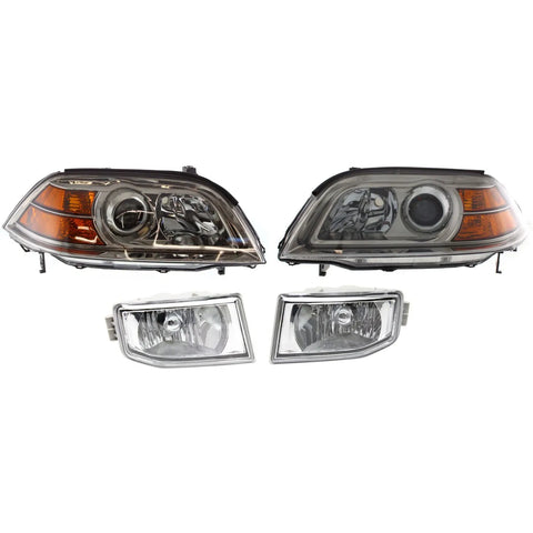 New Auto Light Kit Driver & Passenger Side LH RH Acura MDX 2004-2006