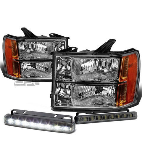 CHROME AMBER CORNER HEAD+BUMPER+SM
