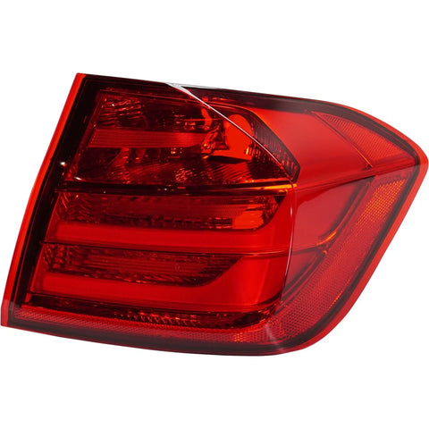 CAPA Tail Light Lens and Housing Right Outer For 2012-2015 BMW 328i 335i Sedan