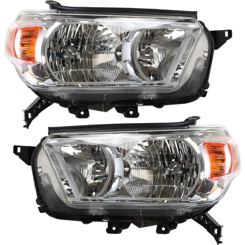 Headlight Set For 2010-2013 Toyota 4Runner Limited SR5 Model Left and Right Side