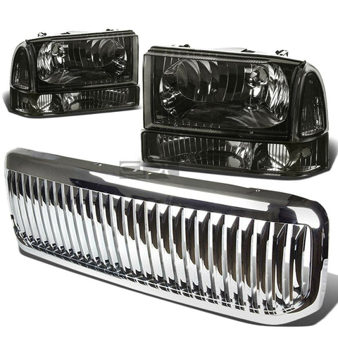 99+SUPERDUTY SMOKED HEADLIGHT+CLEA
