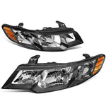 10-13 Kia te Koup Black Housing Amber Side Front Driving Headlight Lamps