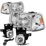 CHROME CRYSTAL HEADLIGHT+AMBE