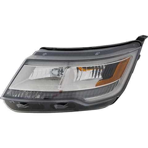 Headlight For 2016-2018 Ford Explorer Driver Side Halogen/LED CAPA