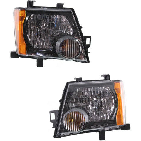 Headlight For 2009-2015 Nissan Xterra Pair Driver and Passenger Side CAPA