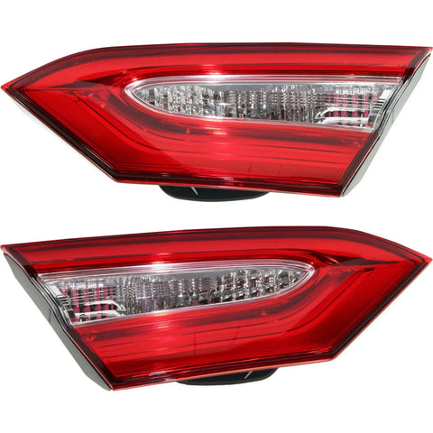 CAPA Tail Light For 2018 Toyota Camry Driver and Passenger Side Inner