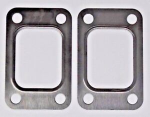 2 Pack T2 T25 T28 GT25 GT28 Turbo Exhaust Inlet Manifold Gasket For T2 Flange US