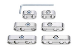 Spark Plug Wire Separators Dividers Looms Chevy Mopar 7mm 8mm 9.5mm Silver ¸