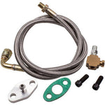 T3 T4 Turbocharger Oil Feed line Kit 1/8 NPT 41 Inch Braided Stainless Steel T70
