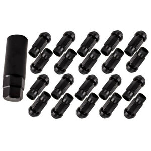 20x Extended Open End Steel Wheel Rim Tuner Lug Nuts M12 x 1.5 Fit Toyota Honda