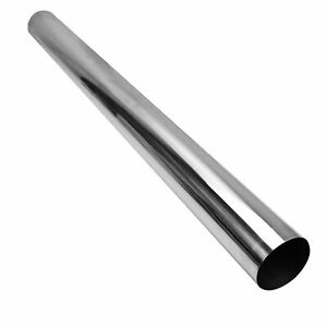 4" 102mm T-304 Stainless Steel Straight Exhaust Pipe Tube Piping Tubing 4FT/48"