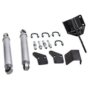 Dual Steering Stabilizers For Dodge Ram 2500 Limited Crew Cab 2014