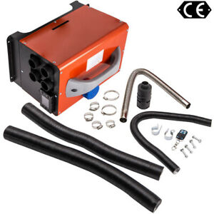 5000W 5KW 12V Diesel Air Heater w/Four Holes + LCD Display for Caravans Forklift
